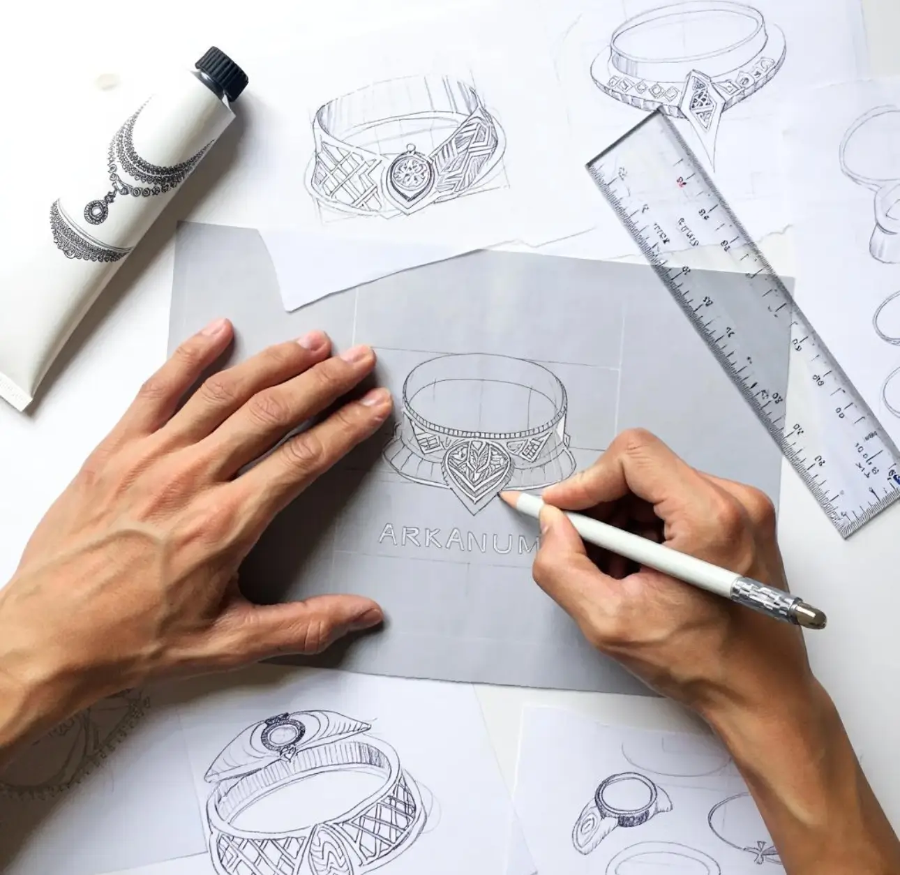 Arkanum Jewellery Sketching